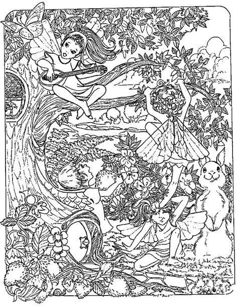 Find Serenity in the Tranquil Beauty of Magical Forest Coloring Pages